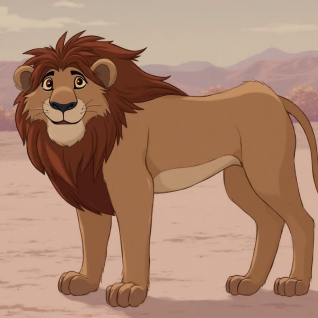 Leo the Luminous Lion character illustration