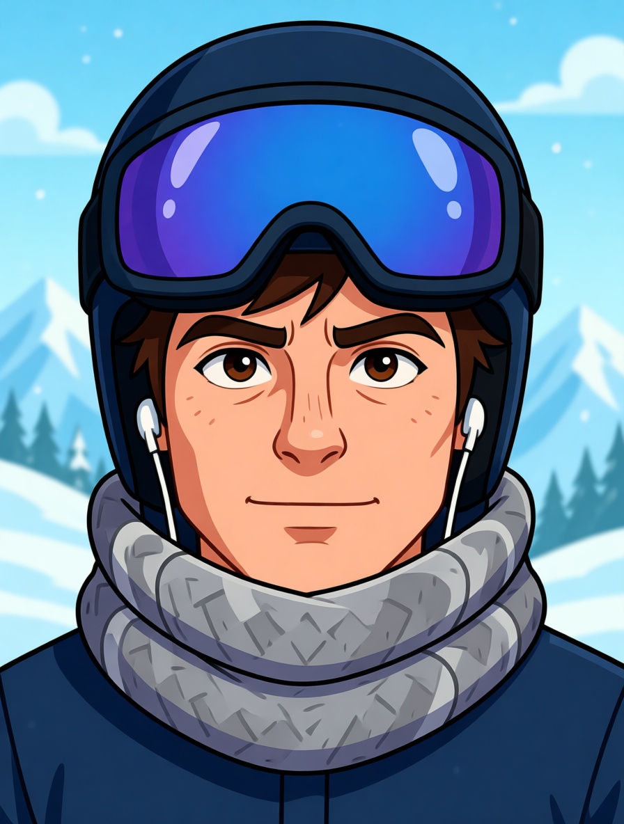 Blizzard Ben character illustration