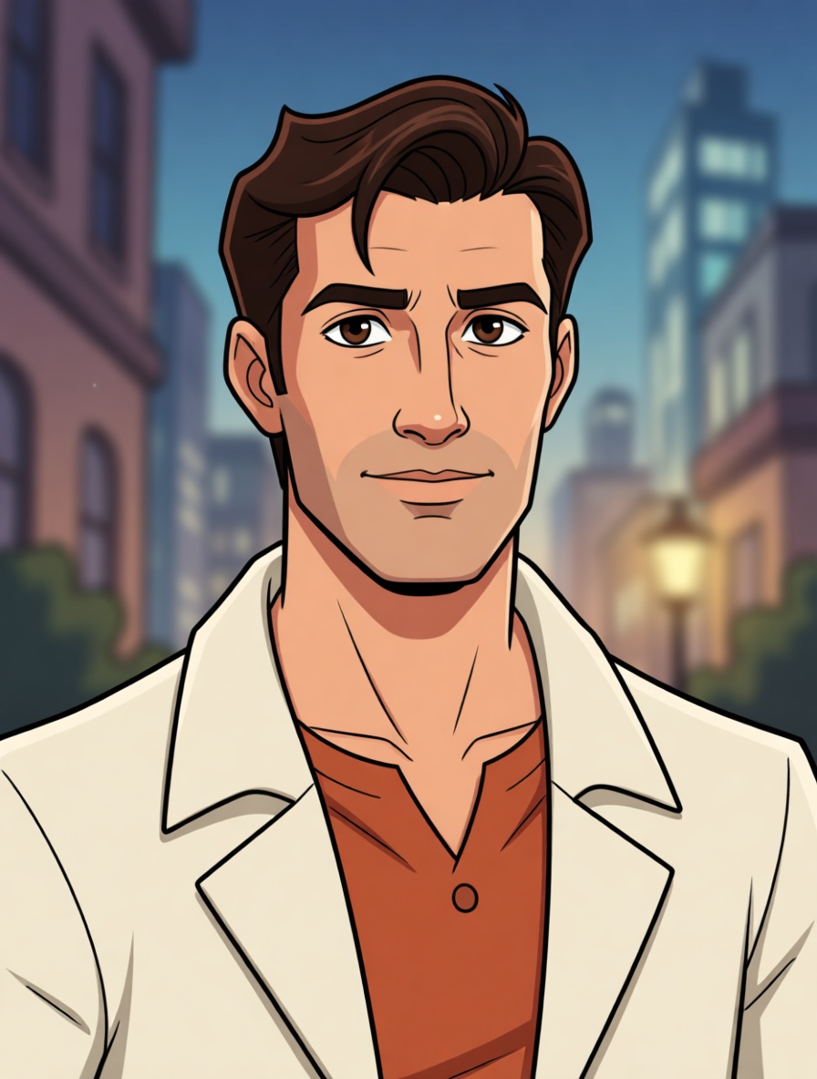 Bruno Brightcoat character illustration