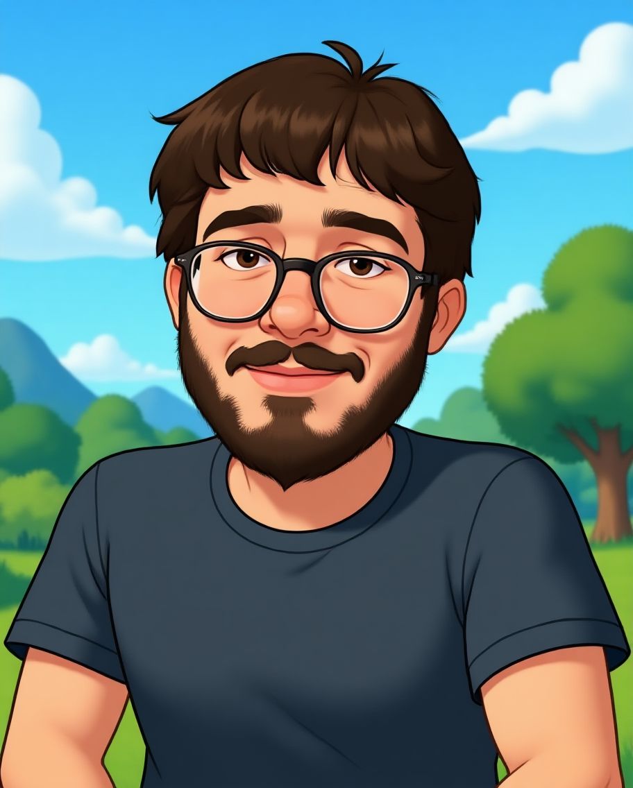 Evan Litvak character illustration