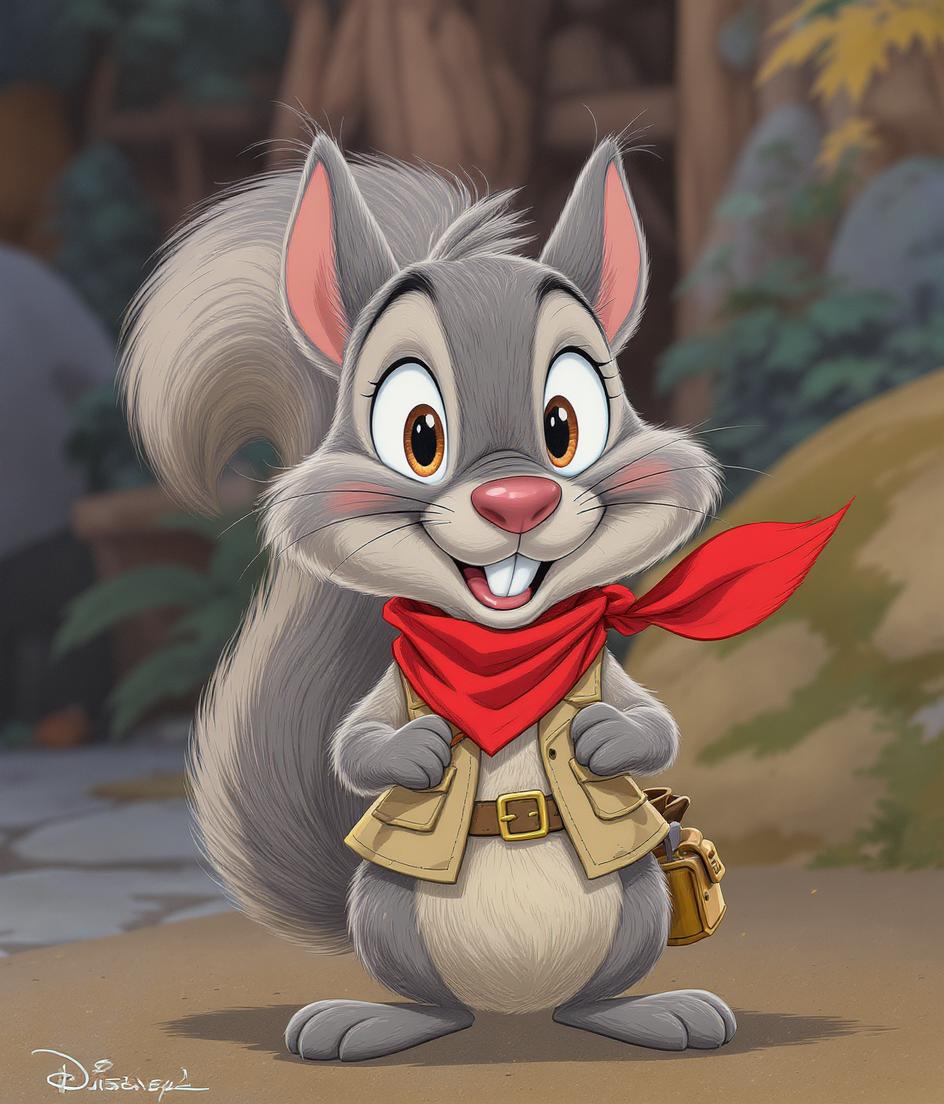 Gillu Gilhery character illustration