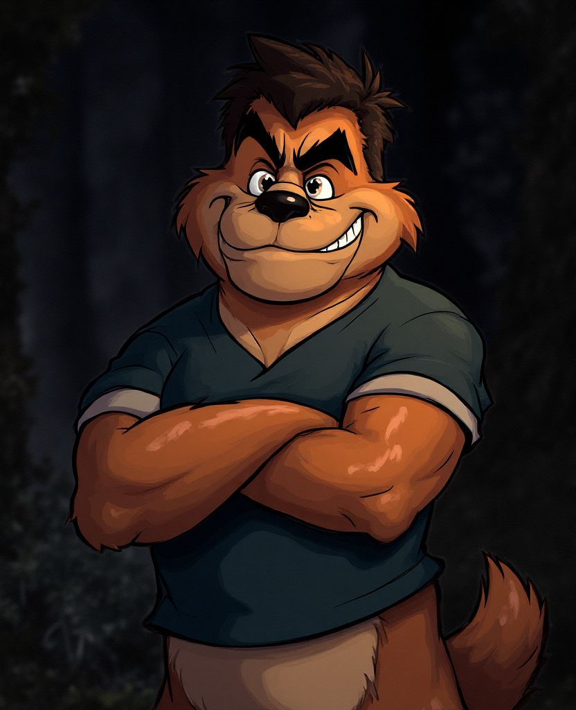 Grizzle McGrump character illustration