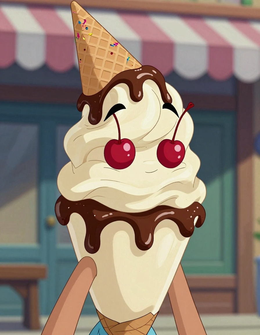 Ice Cream Man character illustration