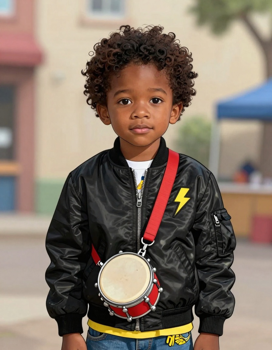 Jack black character illustration