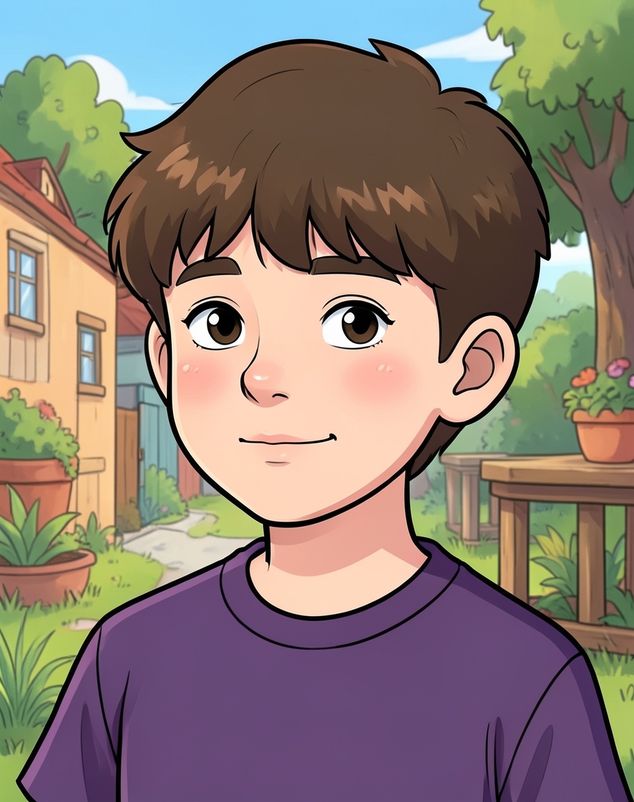 Lazlo character illustration