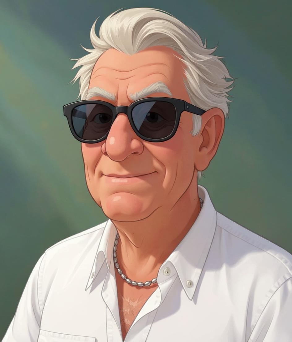 Papa character illustration