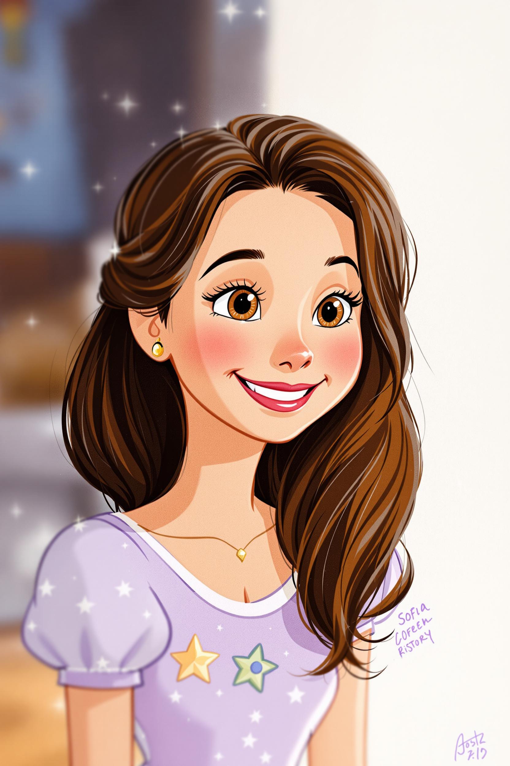 Sofia character illustration