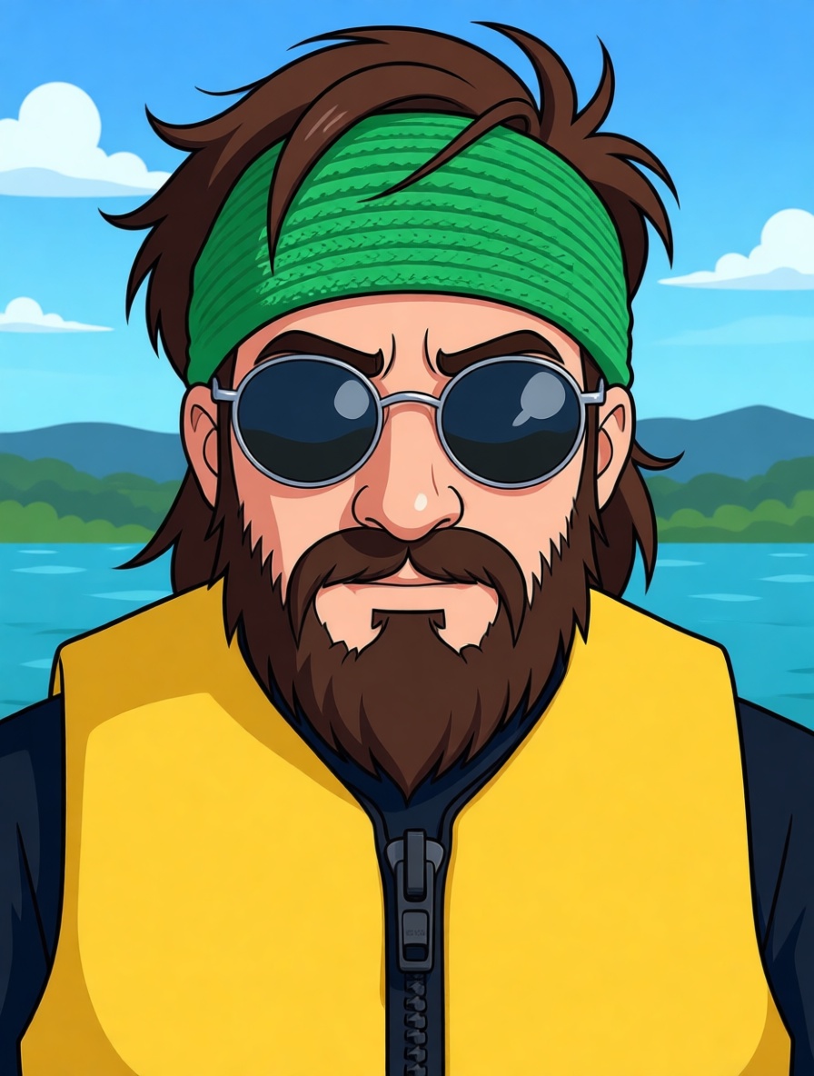 Tommy Tugboat character illustration