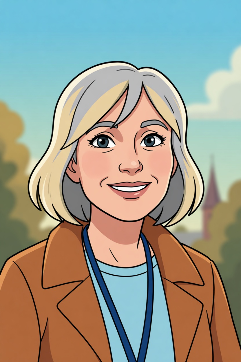 Grandma Gold character illustration