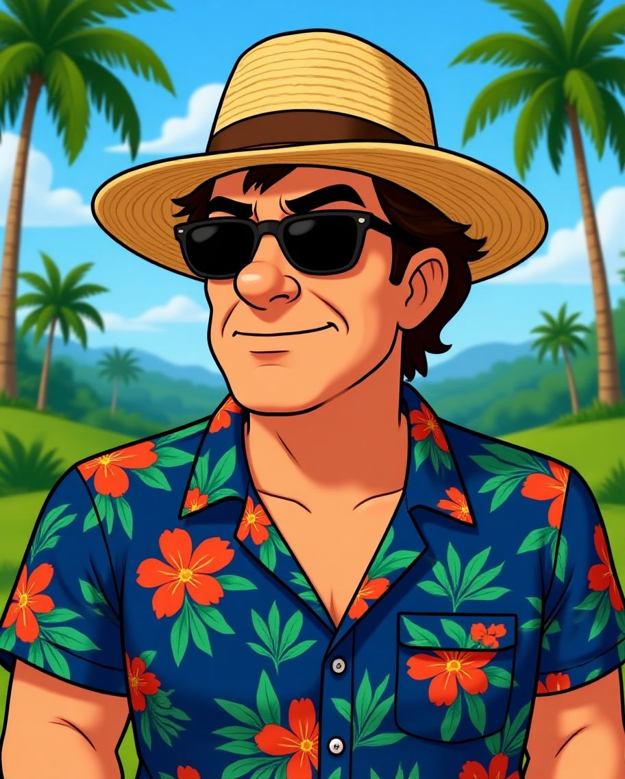 Holiday Scotty character illustration