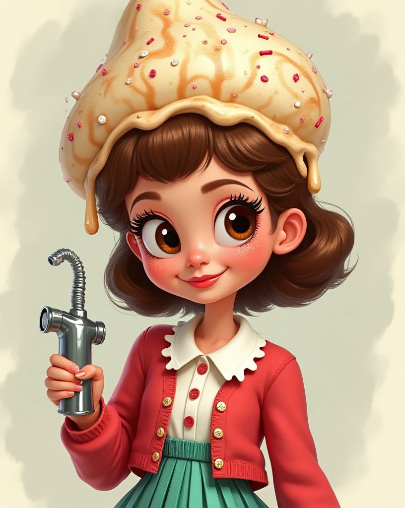 Ice Cream Soda character illustration
