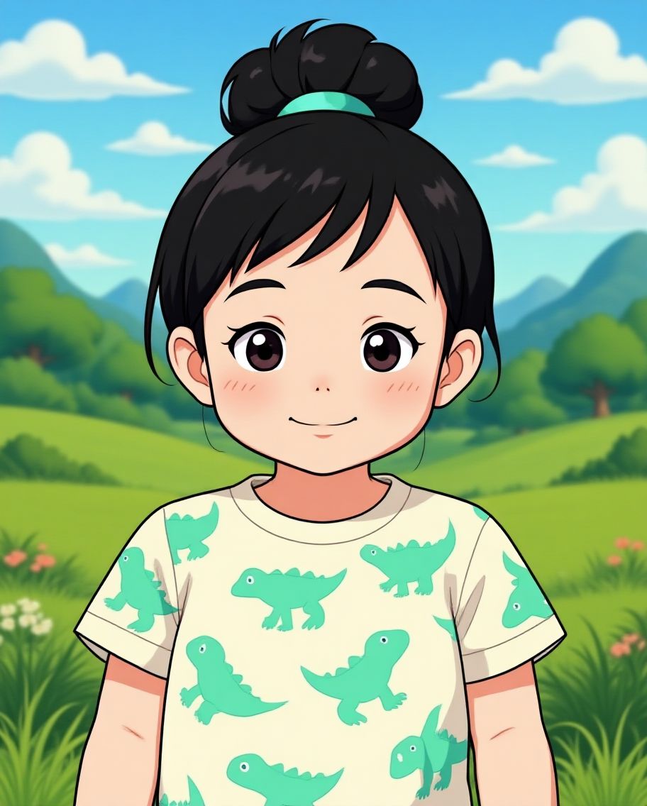 Mimi Moptop character illustration