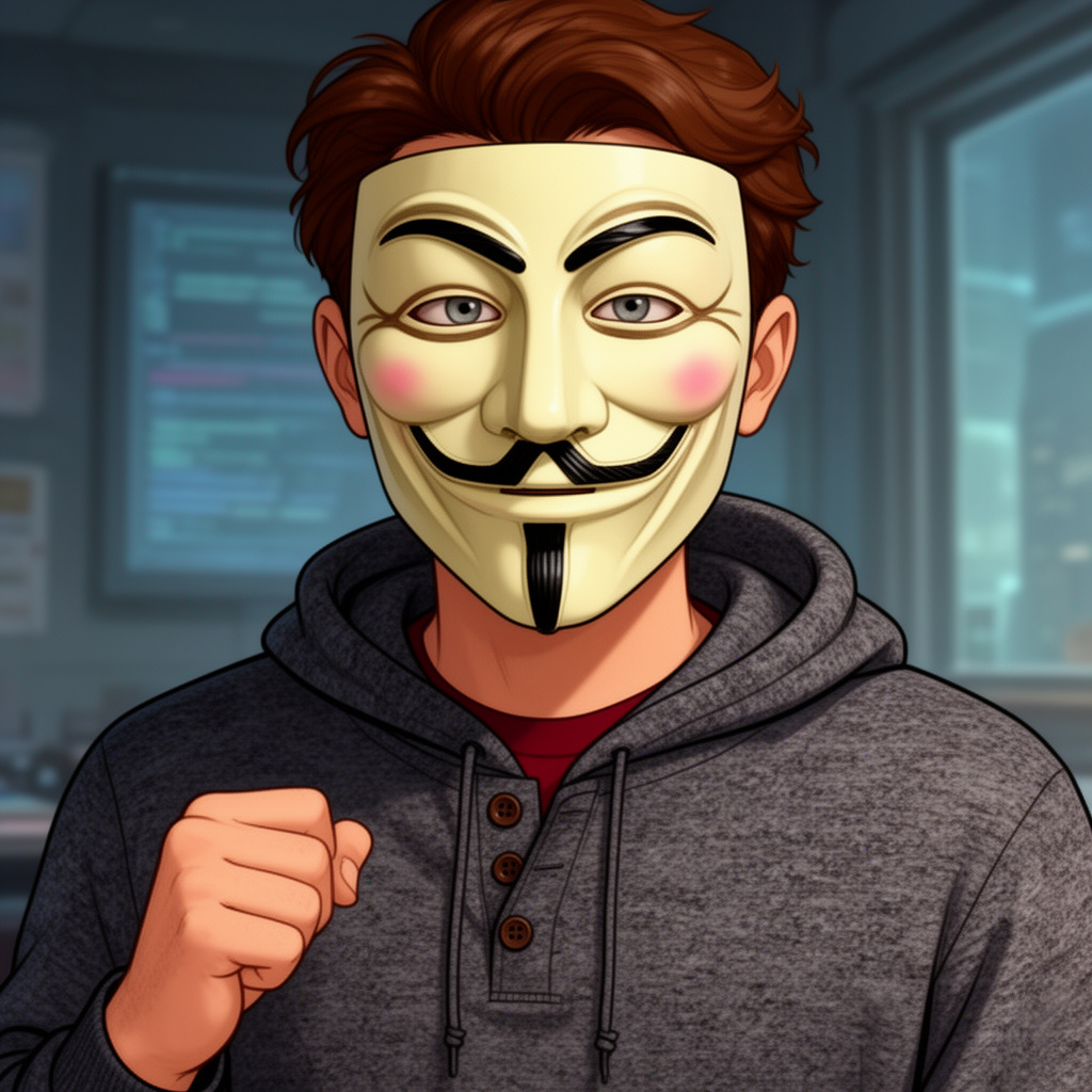 Revert character illustration