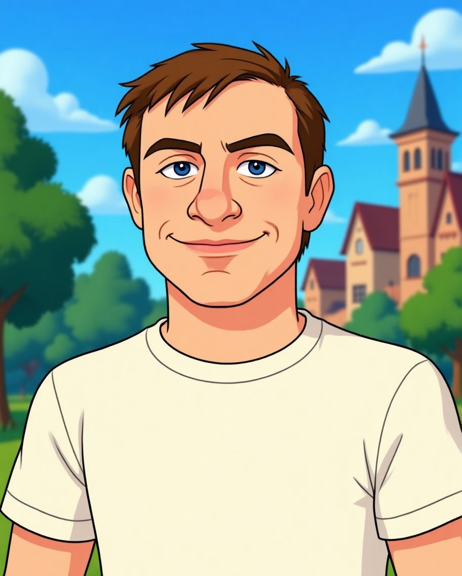 Ron Bishop character illustration