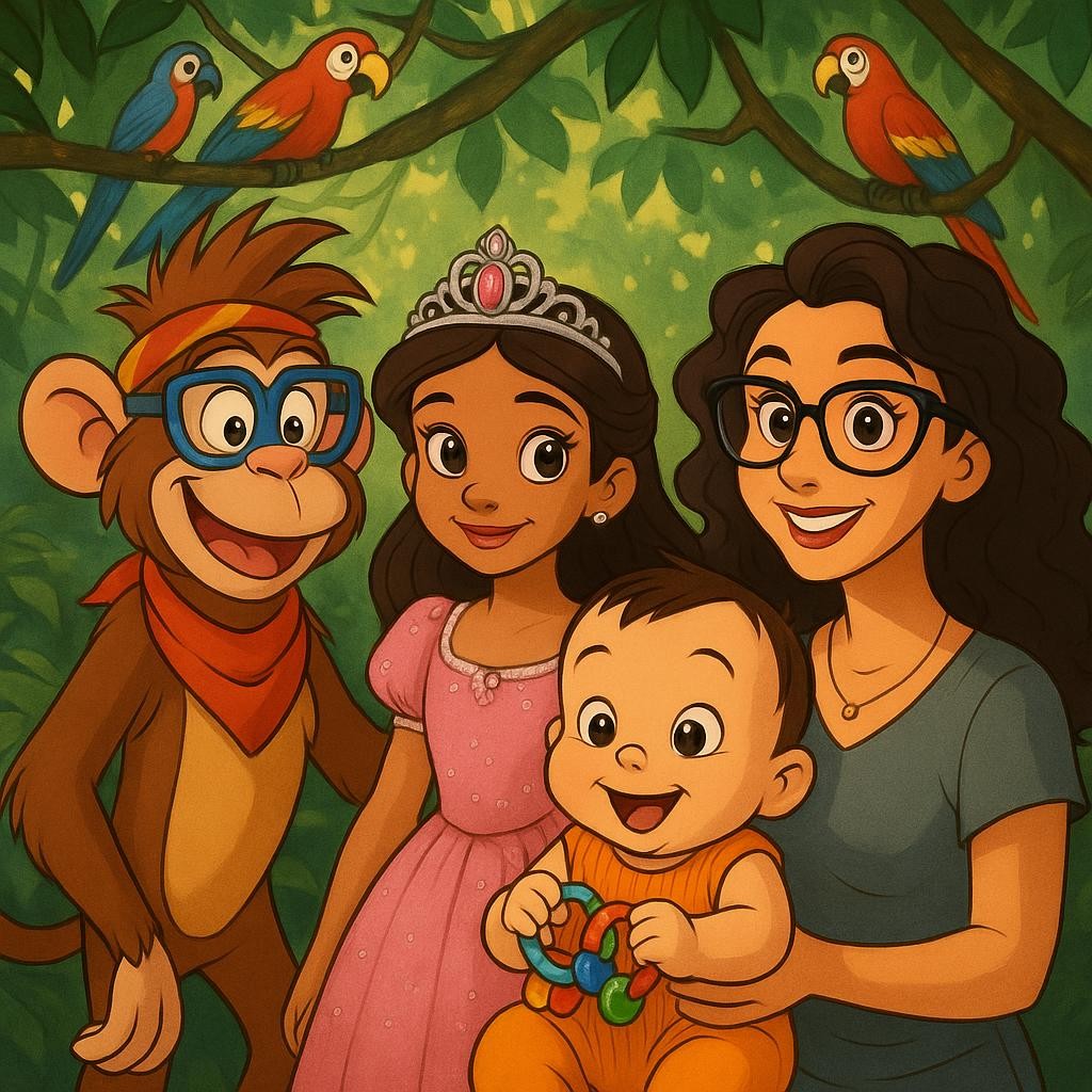Sofia's Jungle Adventure cover illustration