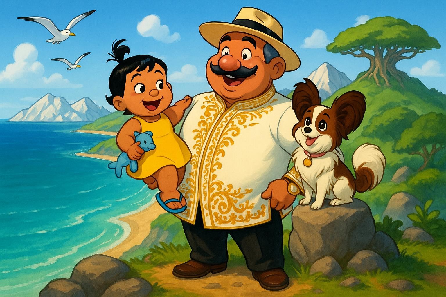 Romblon's Marble Secret: Papa Ned's Island Quest cover illustration