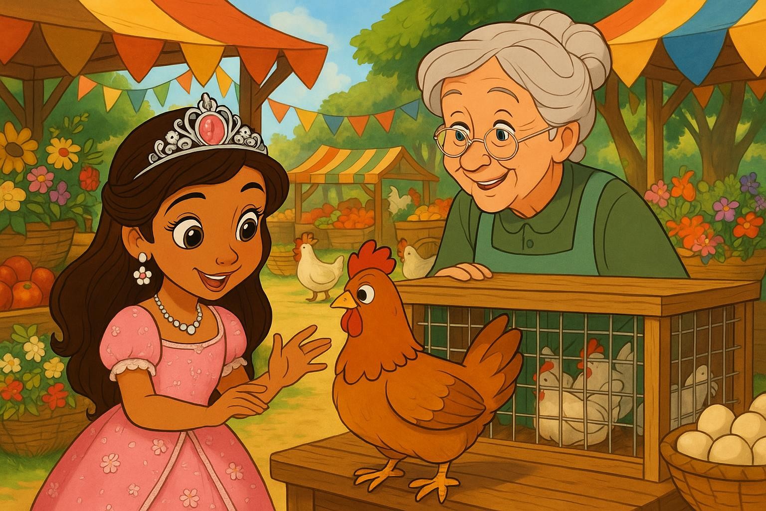 Sofia and the Surprising Hen House cover illustration