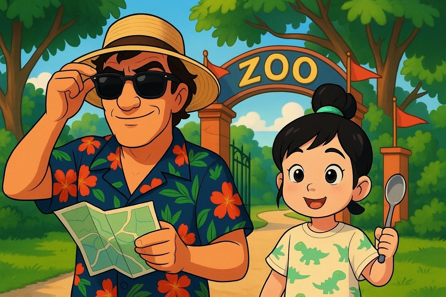 Zoo Clues and Cocoa: Mimi, Scotty, and the Pebble Parade cover illustration