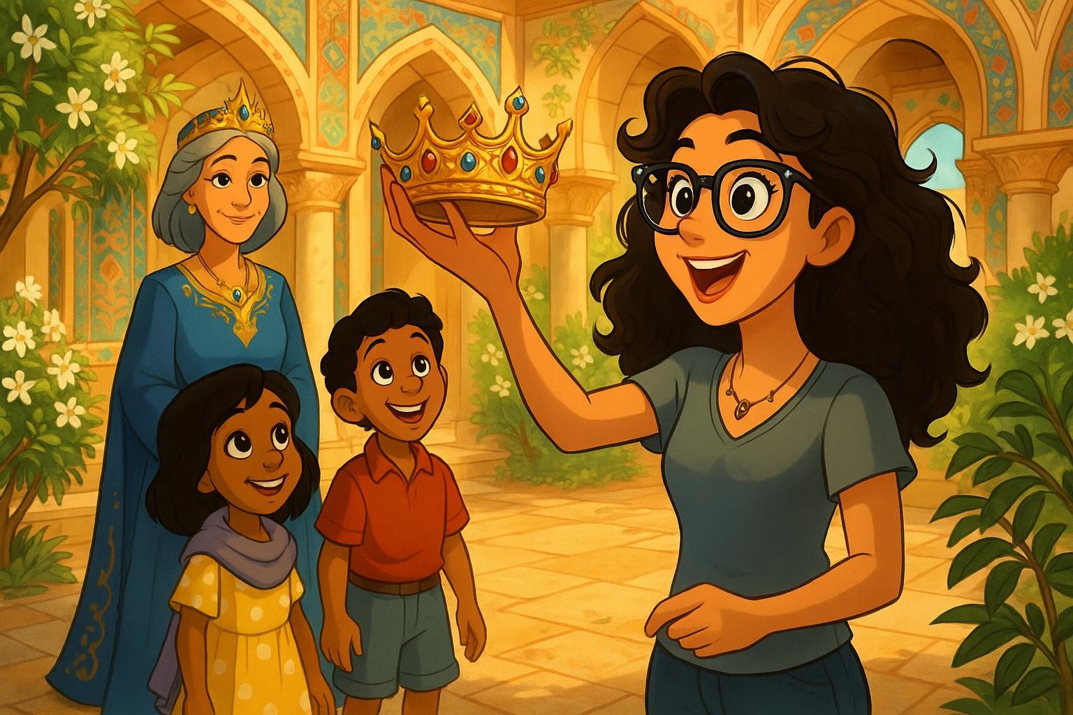 Val and the Sunlit Crown of Syria cover illustration
