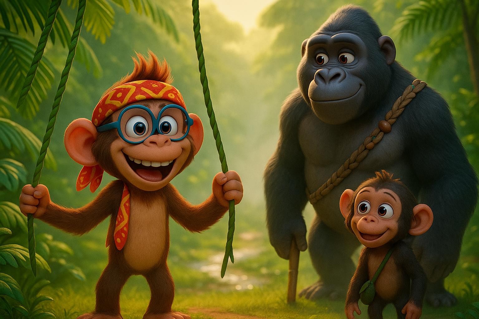 Bandanas and Big Drums: Silly Baboon’s Brave Welcome cover illustration