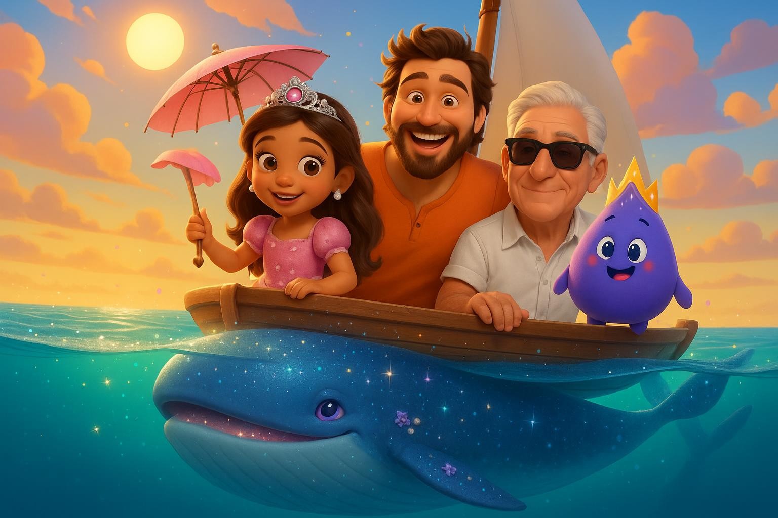 Sofia’s Soaring Umbrella Surprise cover illustration