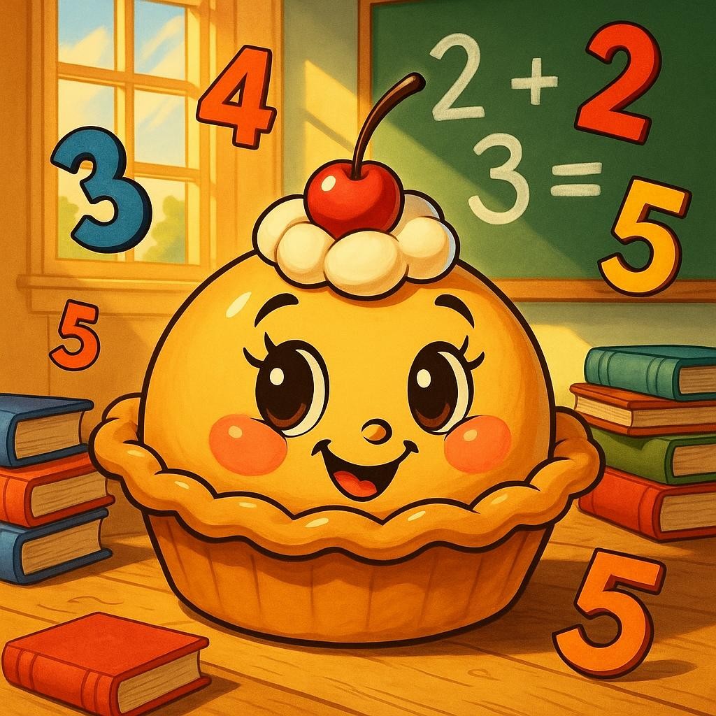 Cutie Pie Adds Up Adventure cover illustration
