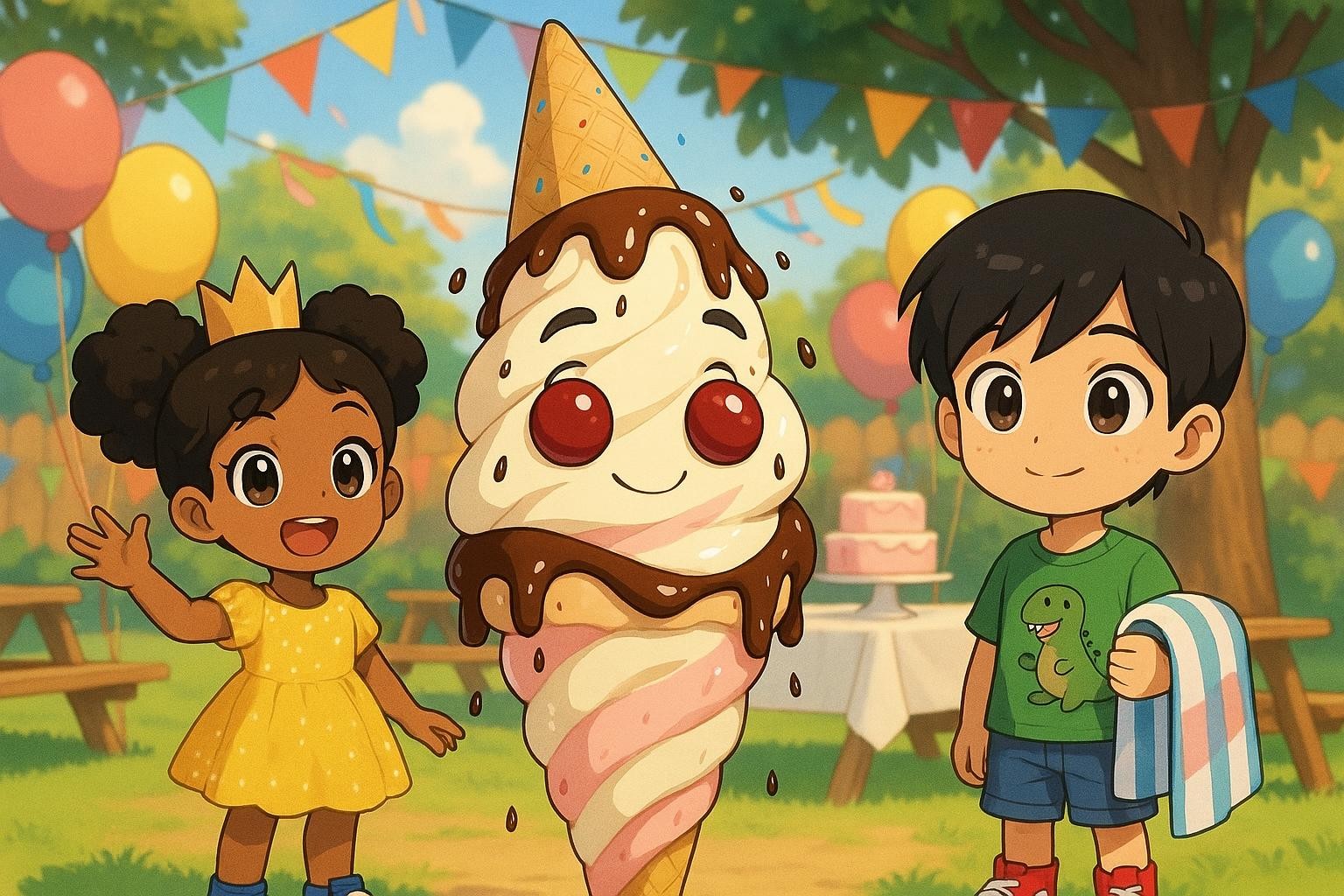 The Cool-Down Conundrum of Ice Cream Man cover illustration