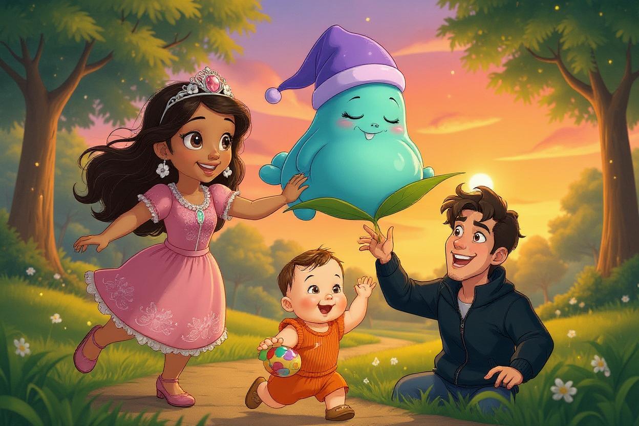 Swept Away: Sofia, Justin, and the Sleepy Slime cover illustration