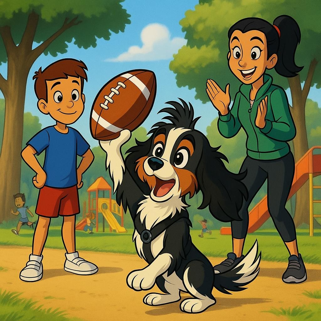 Sparks Learns to Throw a Football cover illustration