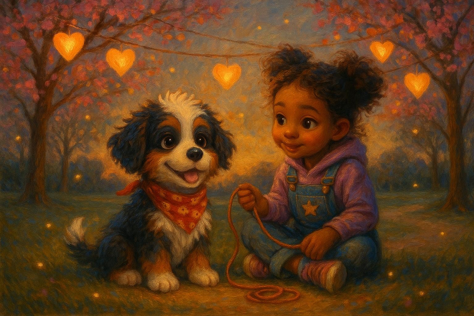 Heartstrings and Pawprints: Mochi Finds Love cover illustration