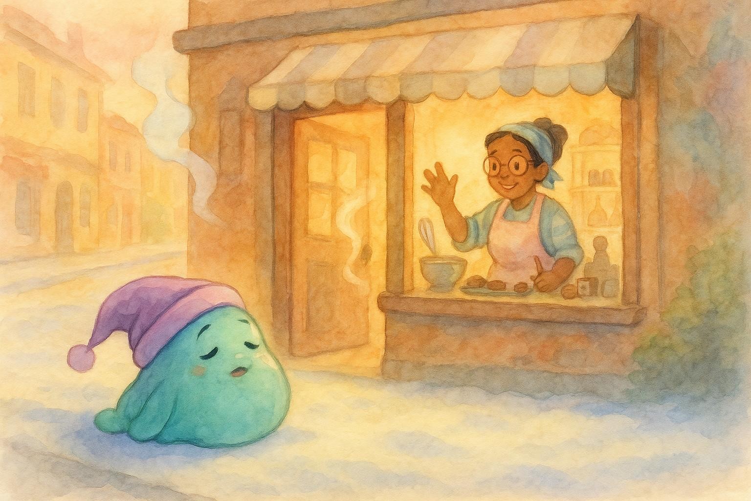 Sleepy Slime and the Cocoa Clue Quest cover illustration