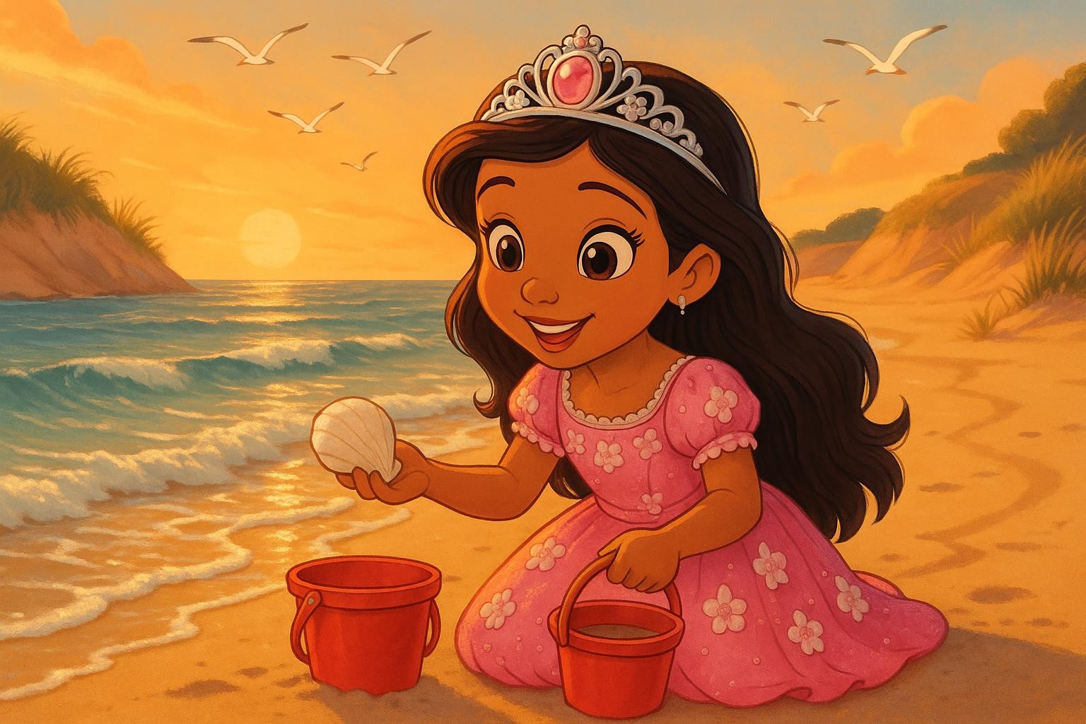 Pat-Pat, Squish-Swish! Sofia’s Sandy Wish cover illustration