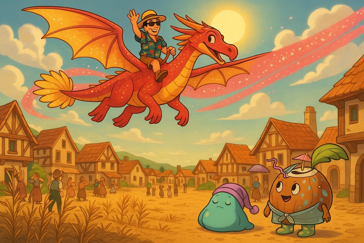 Holiday Scotty and the Watermelon Cloud Rescue cover illustration