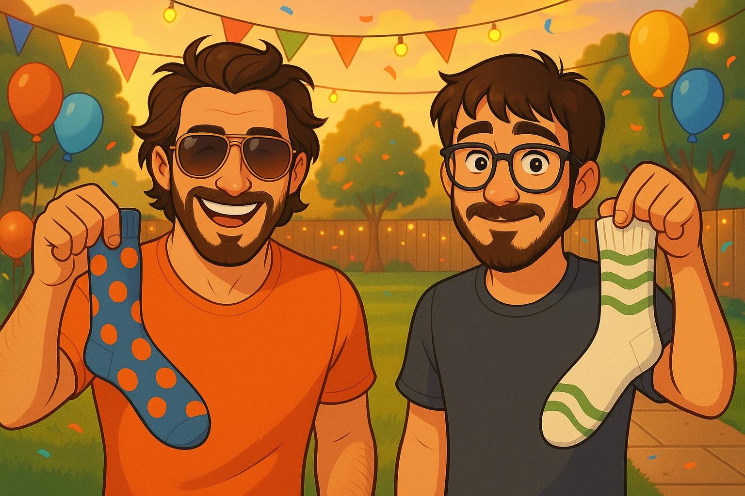 Sock Slides and Second Plans cover illustration