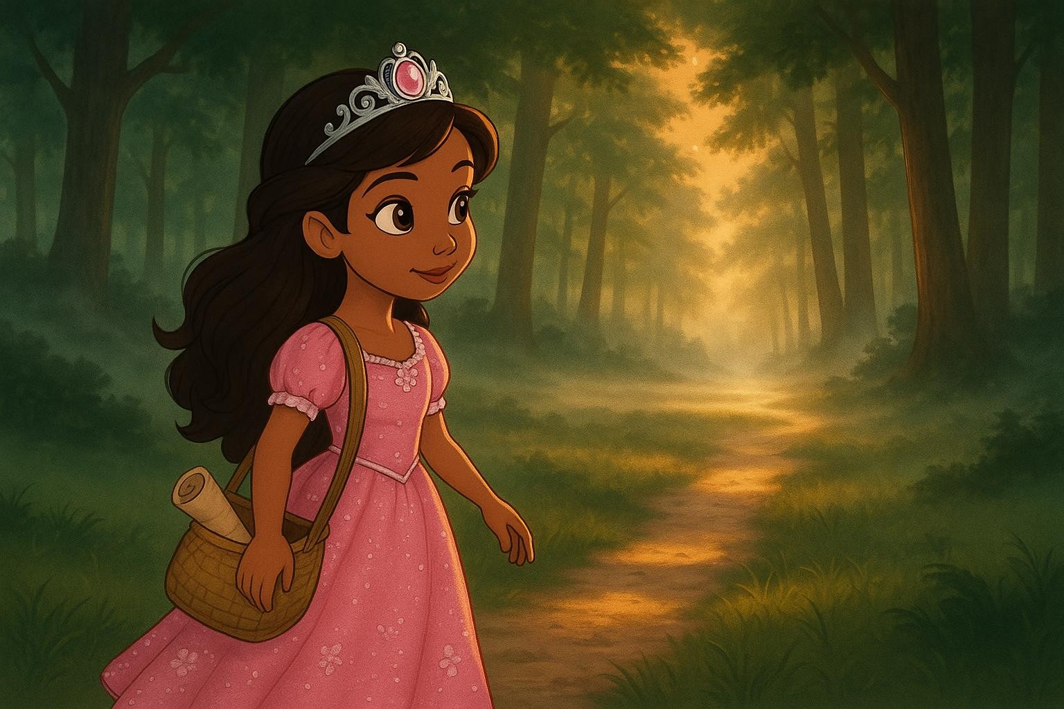 Sofia and the Moon-Stitched Map to the Whispering Glade cover illustration