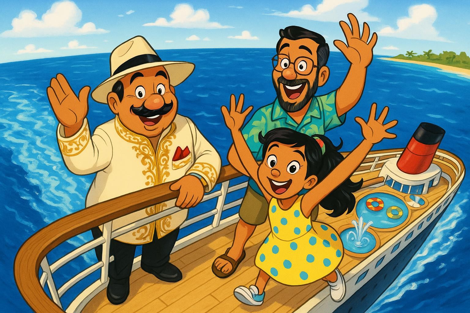 Seventy Sails and Splash Pad Smiles cover illustration