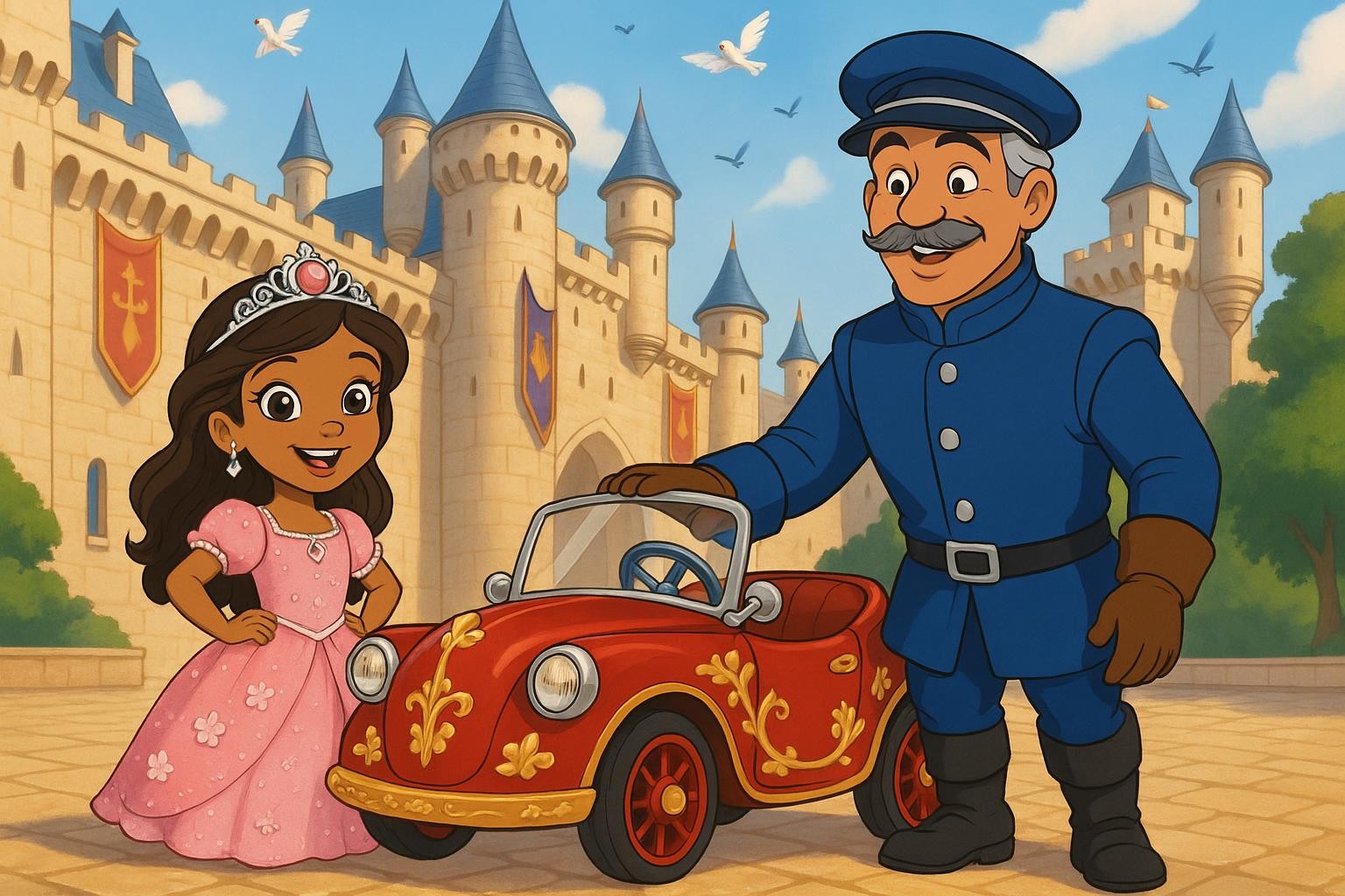 Sofia and the Twinkling Test Drive cover illustration