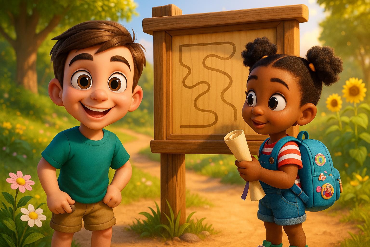 Cheepie and the Sunflower Swing Map cover illustration