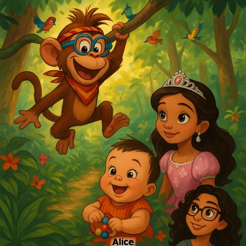 Sofia's Jungle Adventure: From Princess to Unicorn cover illustration