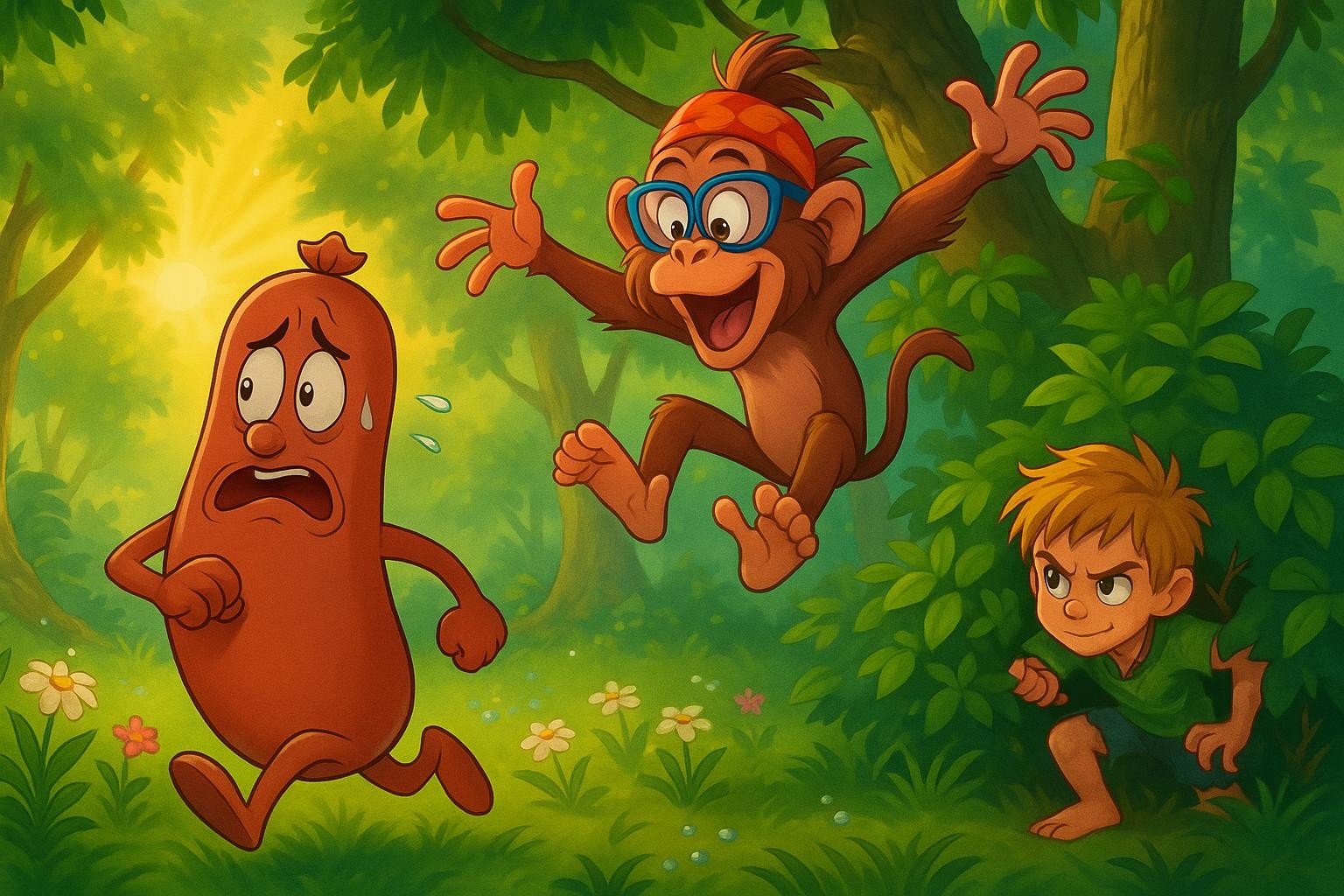 Whimpy Weiner’s Wild Runaway Rescue cover illustration