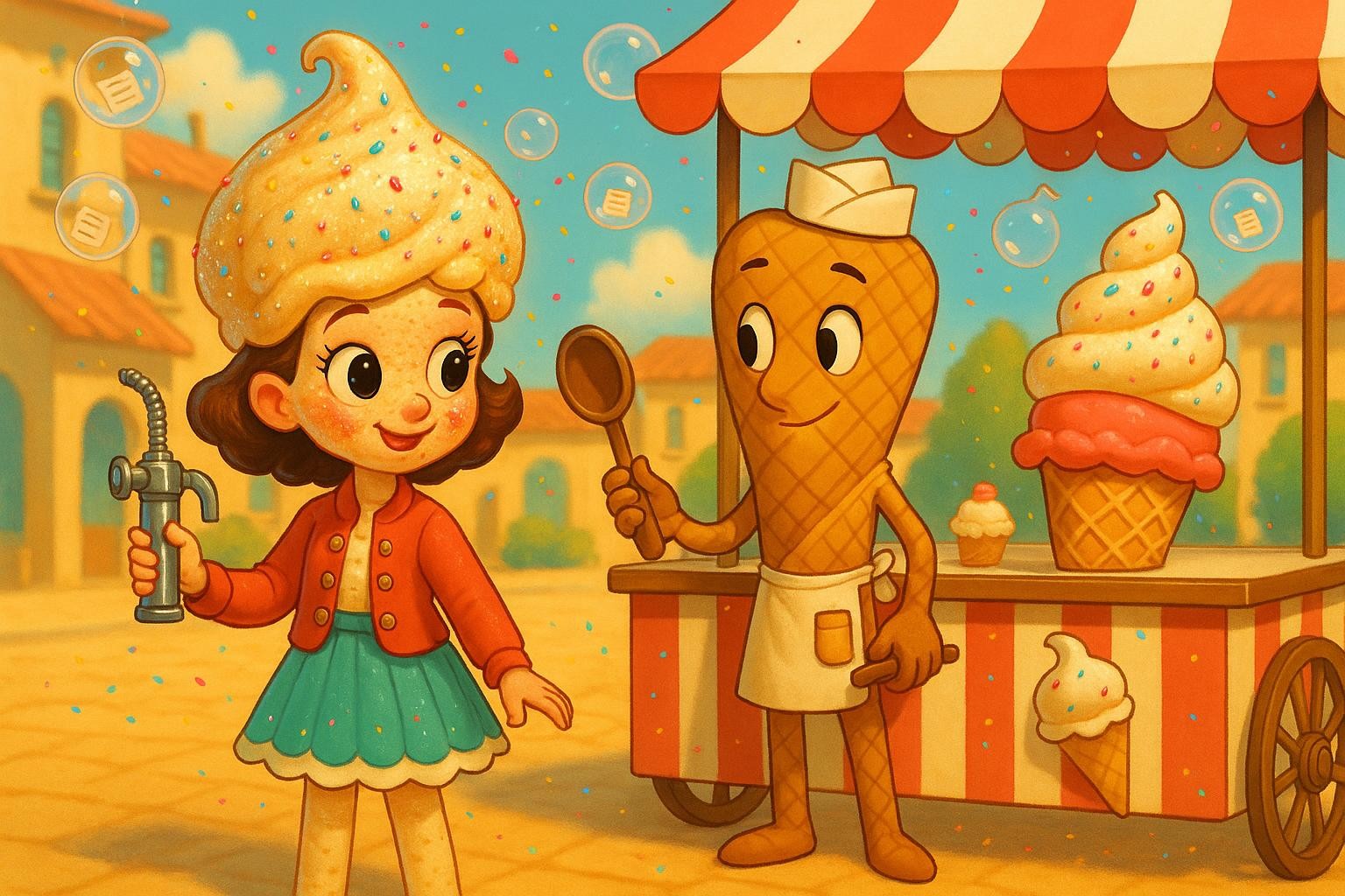 Fizz, Float, and the Sundae Switcheroo cover illustration