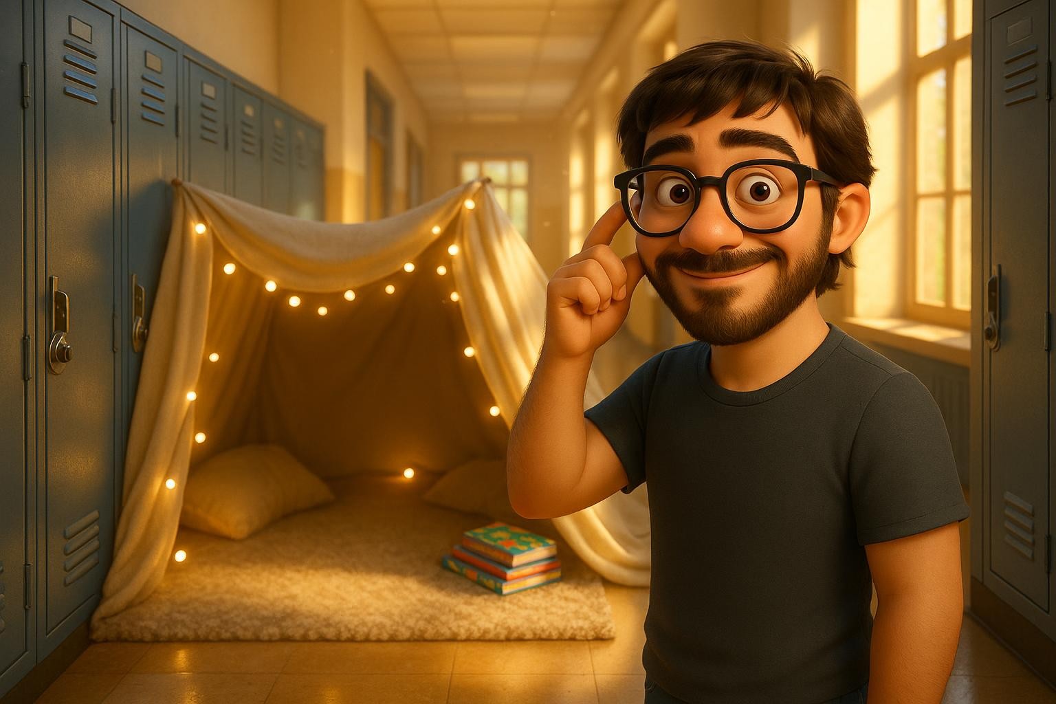 Tap-Tap, Cozy Corner: Evan’s Hallway Hush Plan cover illustration