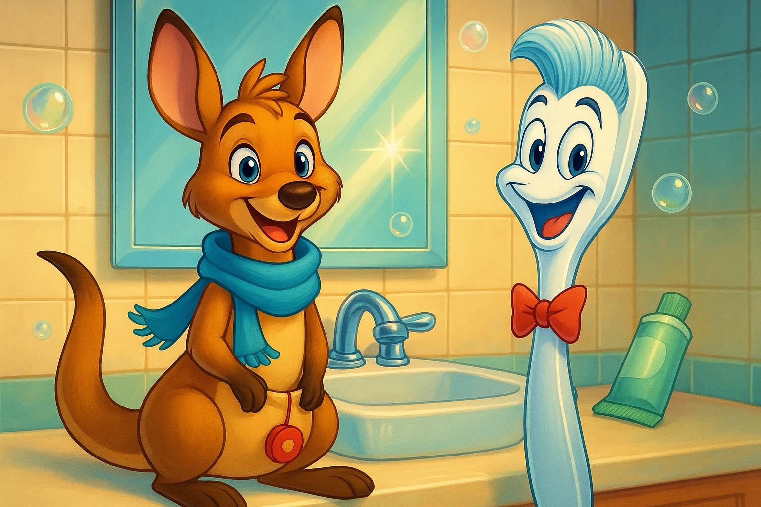 Brush-Bounce Boogie: The Sparkly Tooth Tune cover illustration