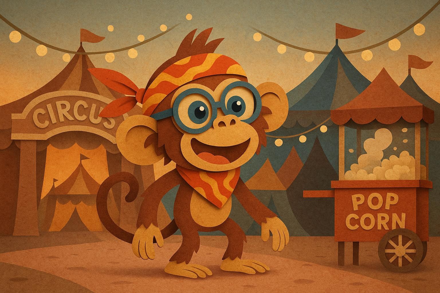 Spotlights and Silly Steps at the Big-Top cover illustration