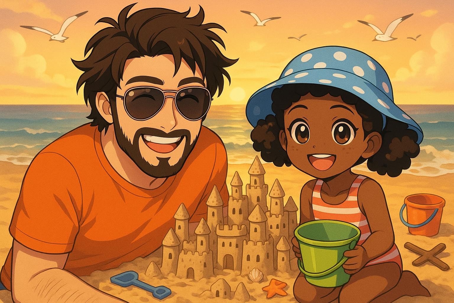 Justin and the Not-So-Gentle Sand Village cover illustration