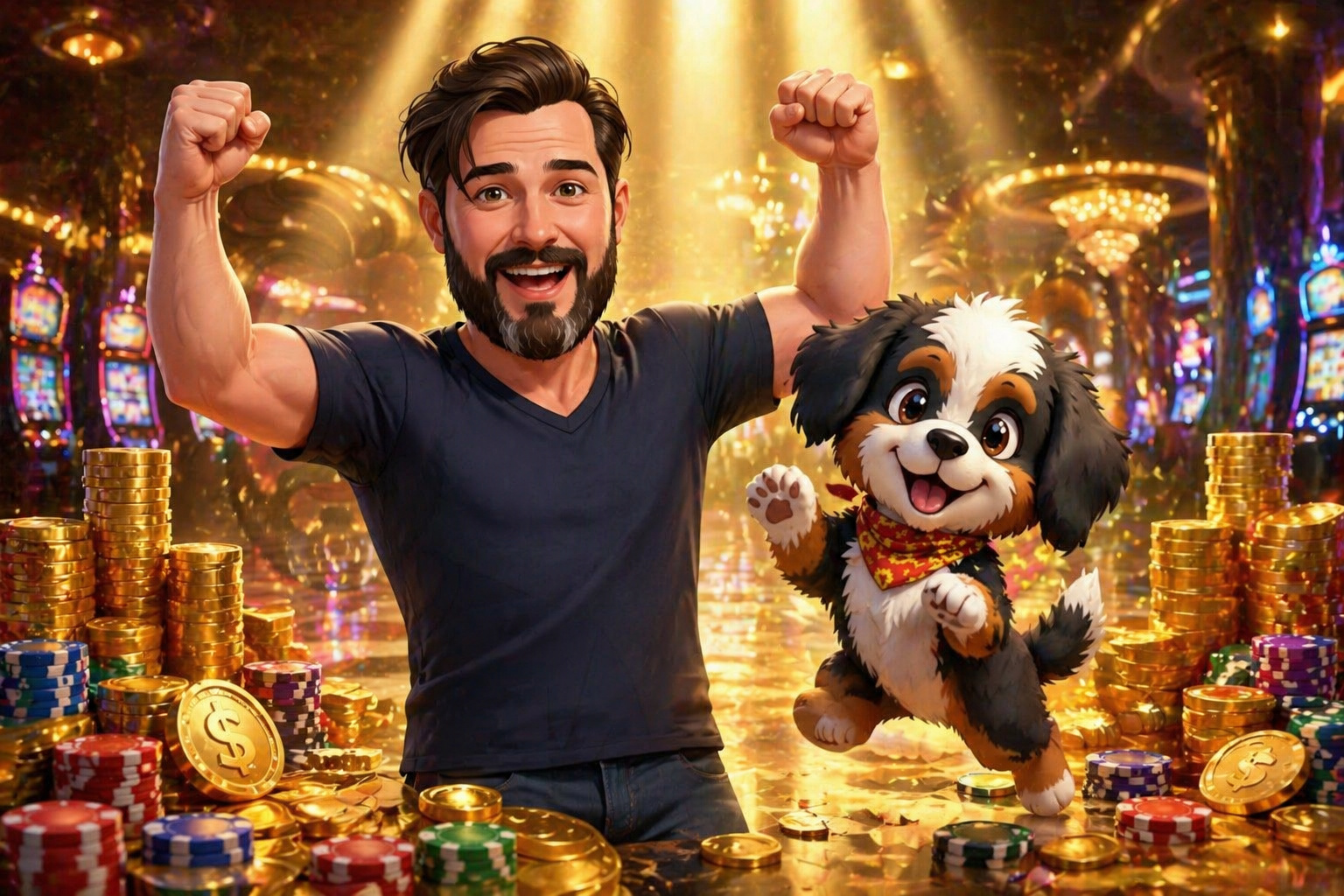 Big Wins, Big Fun cover illustration