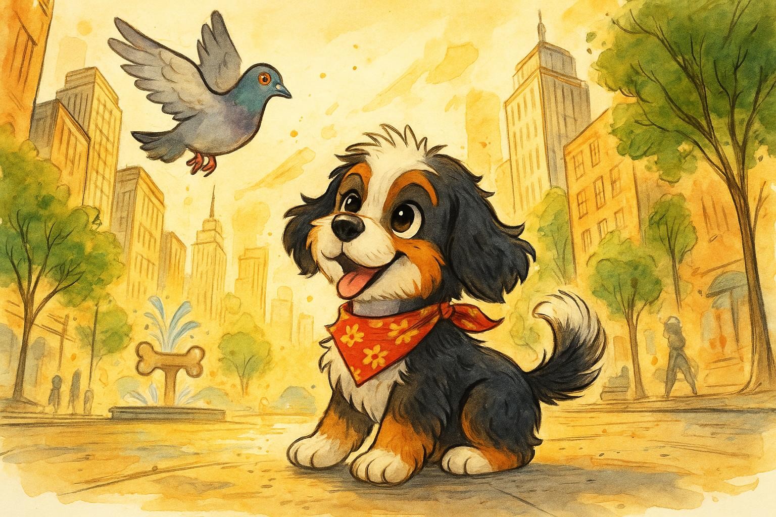 Mochi’s Map to the Big-City Bone Fountain cover illustration