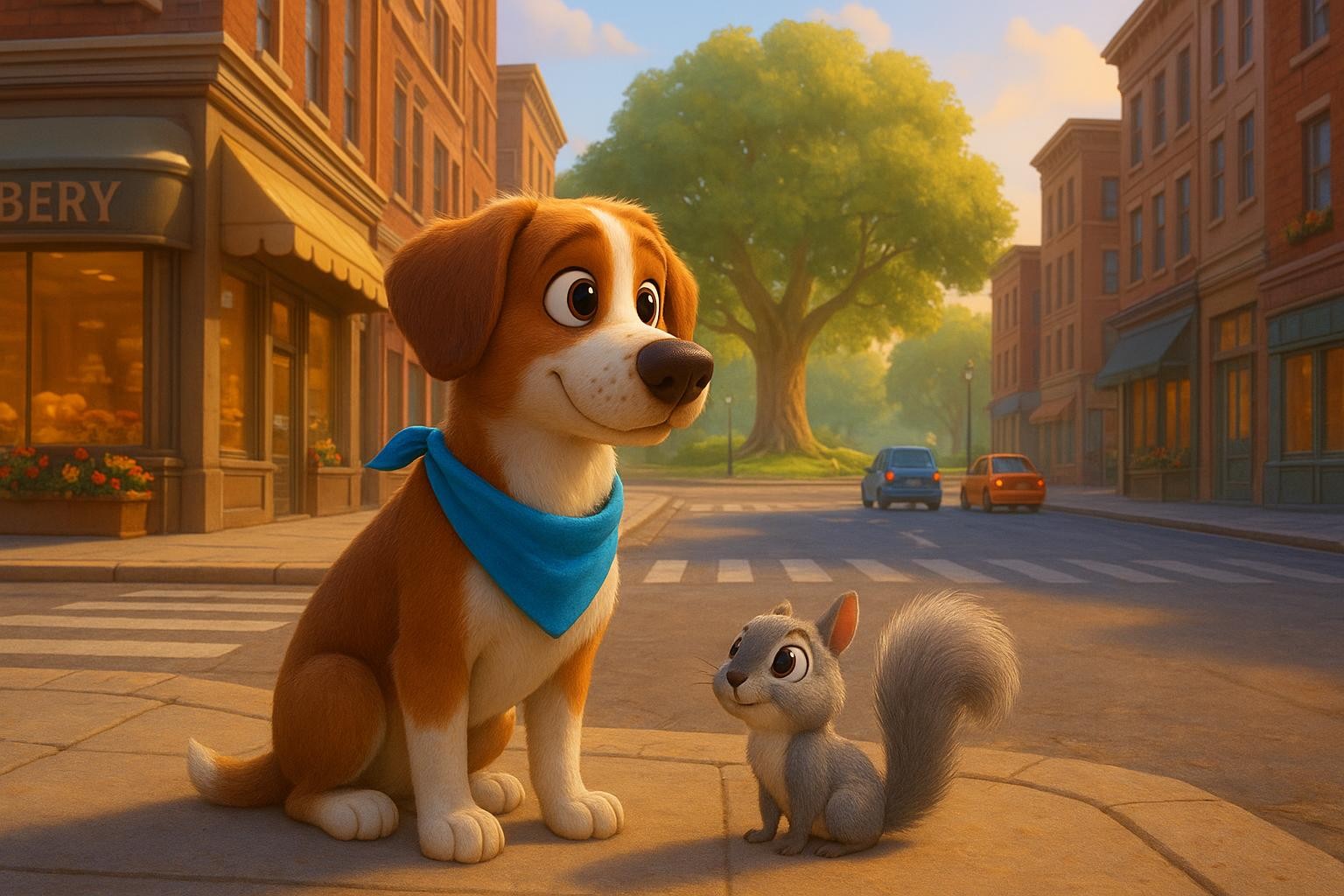 Benny and Twig: City Steps to Sycamore cover illustration