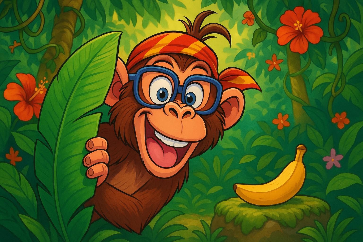 Silly Baboon and the Banana Blunder cover illustration