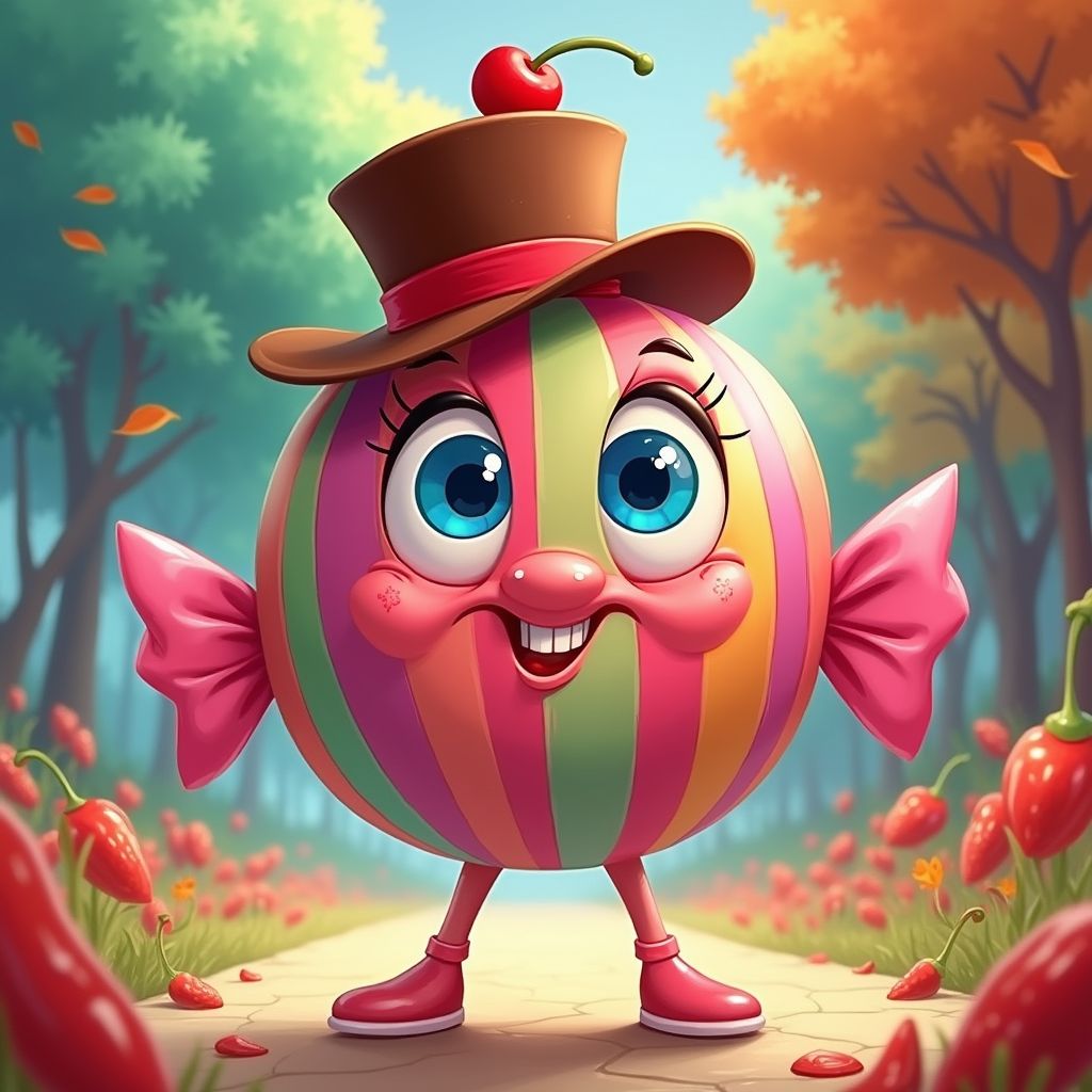 Candy Face's Spicy Adventure cover illustration